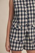 AZUL GINGHAM SET