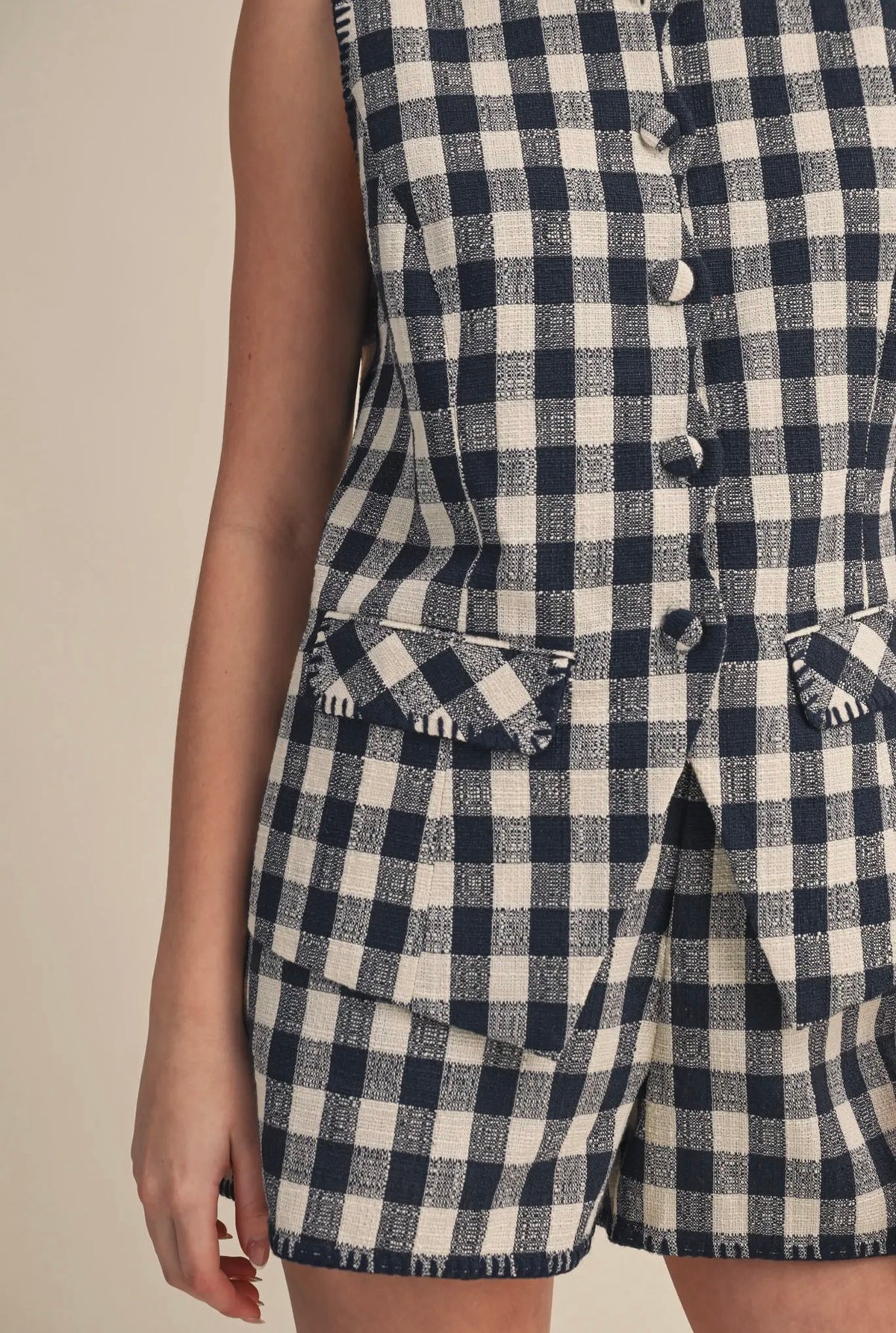 AZUL GINGHAM SET