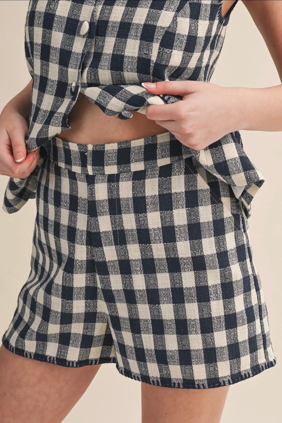 AZUL GINGHAM SET