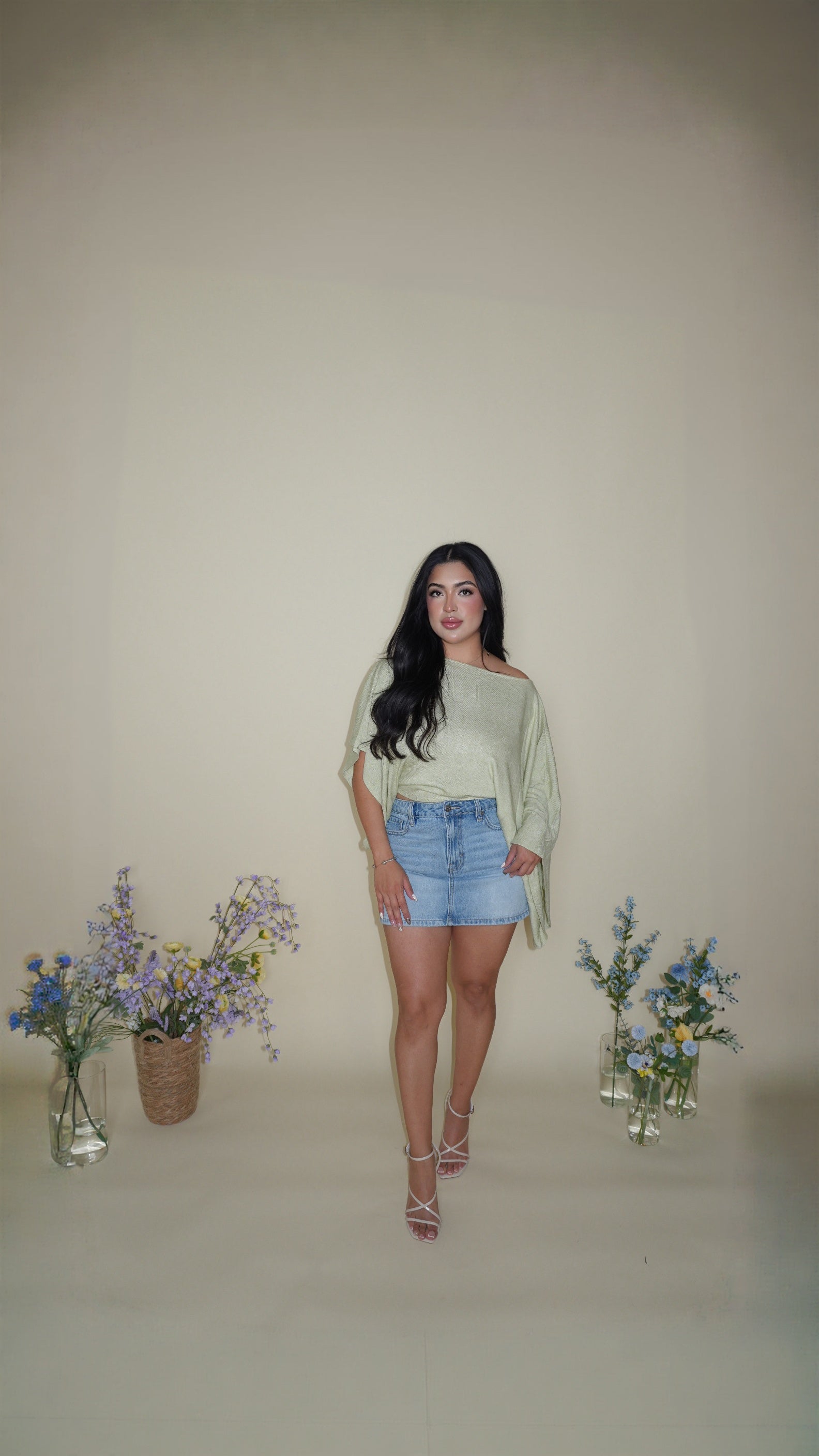 SAGE WHISPER TOP