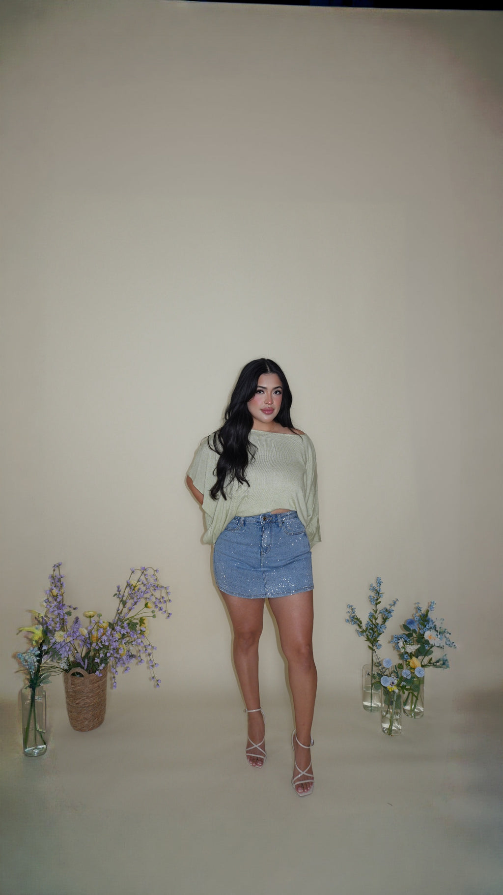 GLITTER GARDEN SKORT
